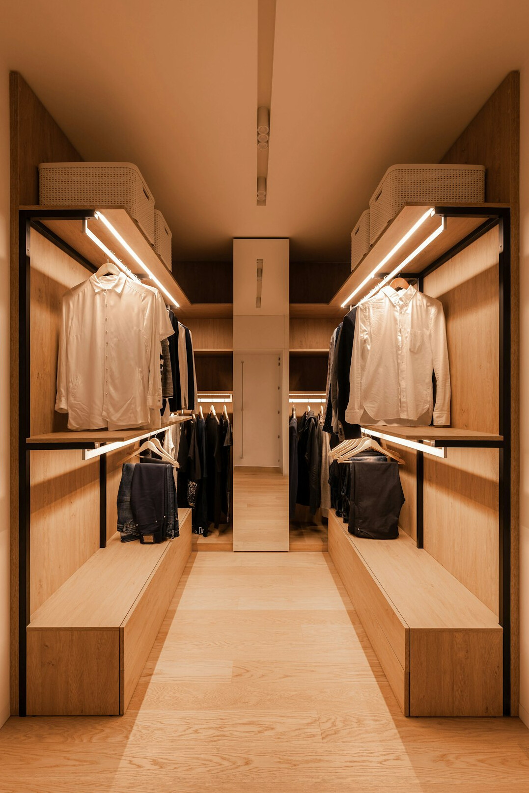 organized home closet